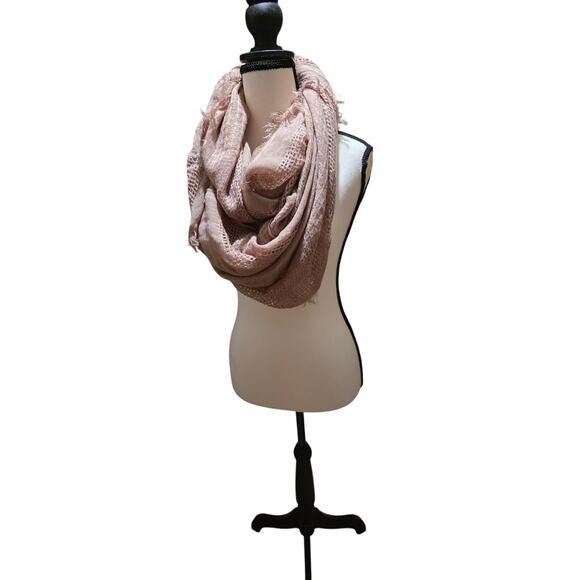Wide Knit Scarf / Shawl Wrap – 29" x 38" – Soft 100% Acrylic Winter Accessory - Picture 1 of 2